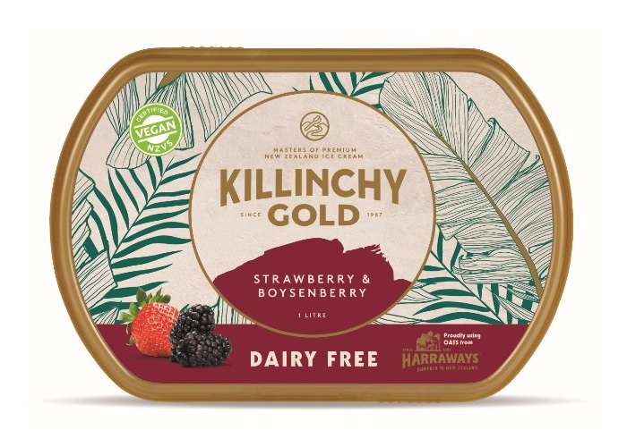 KG DairyFree 1L Tub FrontOn StrawberryBoysenberry